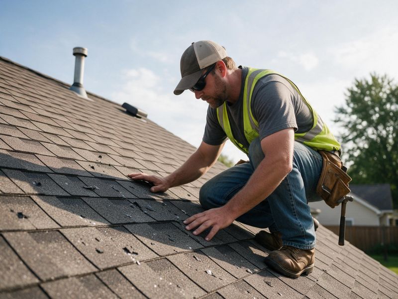 roofing project near Madison, WI